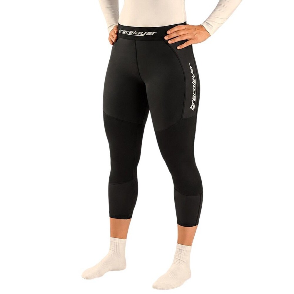 Bracelayer KXV Alpine Ski Pants Womens Small Compression 7/8 Thermal Base Layer